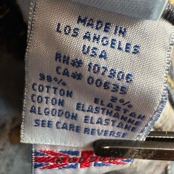 Hudson Women’s Denim Jeans Low Rise Flap Back Pockets Bootcut Color-Elm 26 - Picture 10 of 12